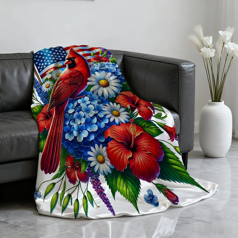 Vibrant Patriotic Cardinal Garden Blanket Soft Throw Blanket for Home Bedroom Bed Sofa Picnic Travel Office Cover Blanket Gift
Vibrant Patriotic Cardinal Garden Blanket Soft Throw Blanket for Home Bedroom Bed Sofa Picnic Travel Office Cover Blanket Gift