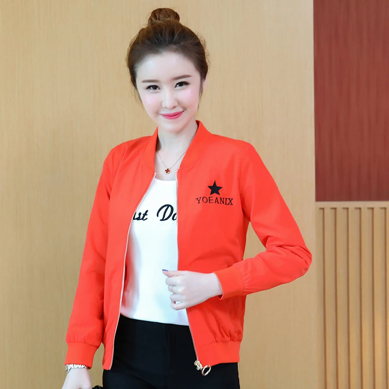 Fashion Short Jacket Women 2022 New Spring Summer Korean version Casual All-match Outwear Small Jacket Baseball College Wind Top
Fashion Short Jacket Women 2022 New Spring Summer Korean version Casual All-match Outwear Small Jacket Baseball College Wind Top