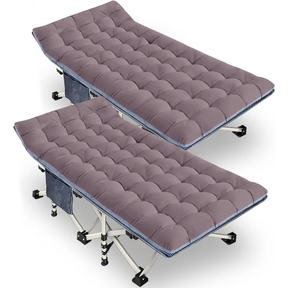 2 Pack XXL Cot Camping Cot with Mattress Comfortable Sleeping cots for Adults with Carry Bag Extra Large Cots for Camping Bed Fo
2 Pack XXL Cot Camping Cot with Mattress Comfortable Sleeping cots for Adults with Carry Bag Extra Large Cots for Camping Bed Fo