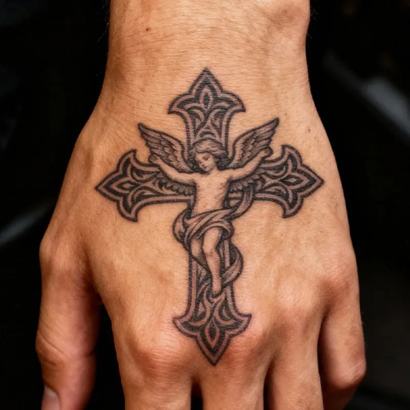 Permanent Waterproof Anchor Compass Cross Herbal Tattoo Sticker for Men And Women Lasting 7-15 Days Suitable for Arm
Permanent Waterproof Anchor Compass Cross Herbal Tattoo Sticker for Men And Women Lasting 7-15 Days Suitable for Arm