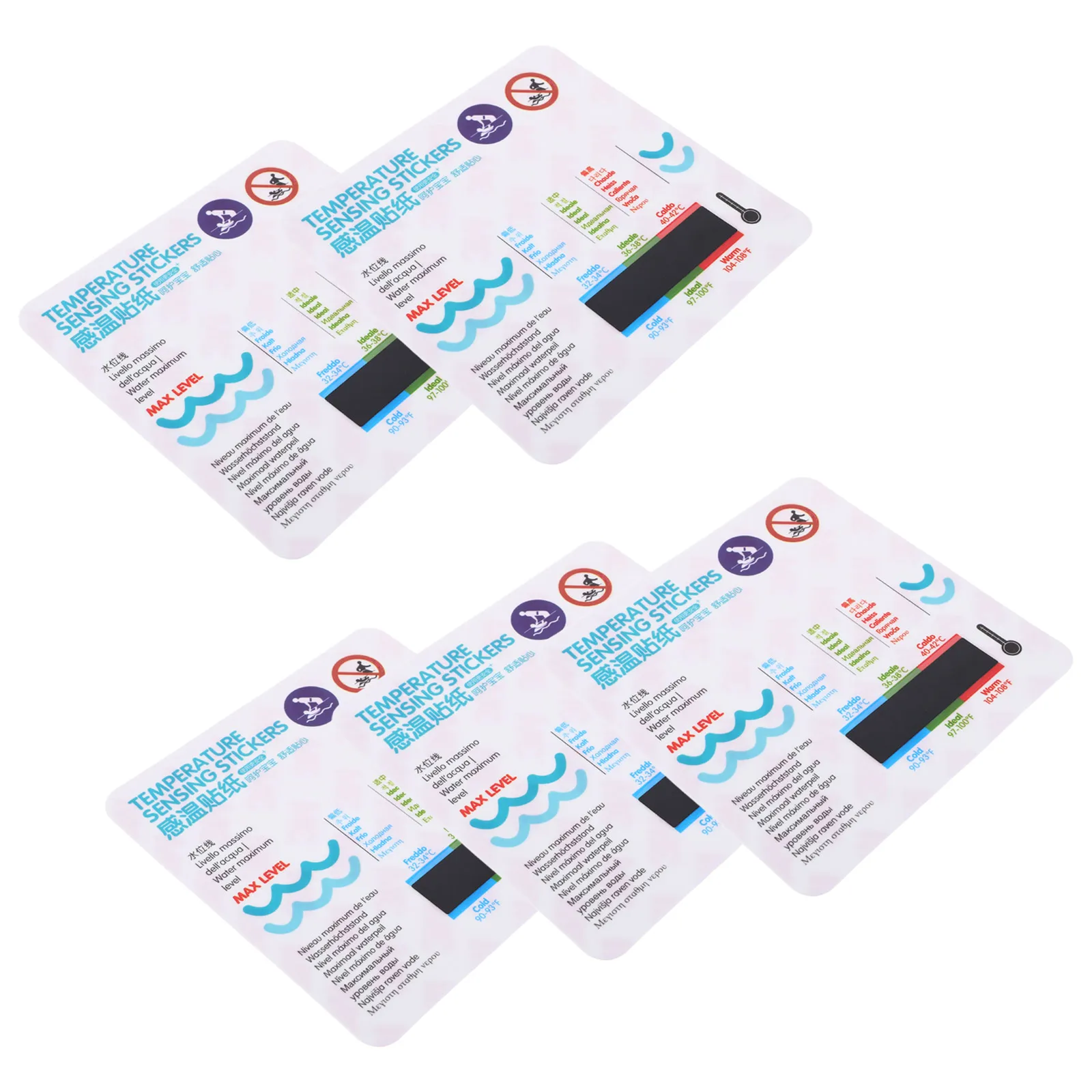 5Pcs Baby Bath Thermometer Sticker Waterproof Adhesive LCD Display Water Temperature Monitor for Bathtub Safe Kids Bathing
5Pcs Baby Bath Thermometer Sticker Waterproof Adhesive LCD Display Water Temperature Monitor for Bathtub Safe Kids Bathing