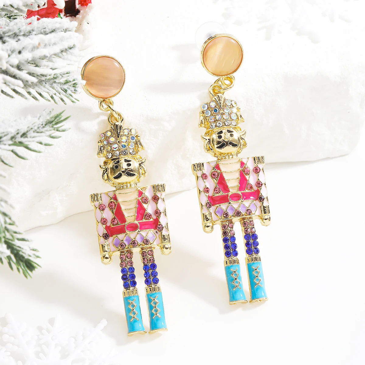 Christmas Earrings Cute Nutcracker Solider Dangle Earrings For Women Dainty Cartoon Drop Earrings Holiday Accessory Party Gifts
Christmas Earrings Cute Nutcracker Solider Dangle Earrings For Women Dainty Cartoon Drop Earrings Holiday Accessory Party Gifts