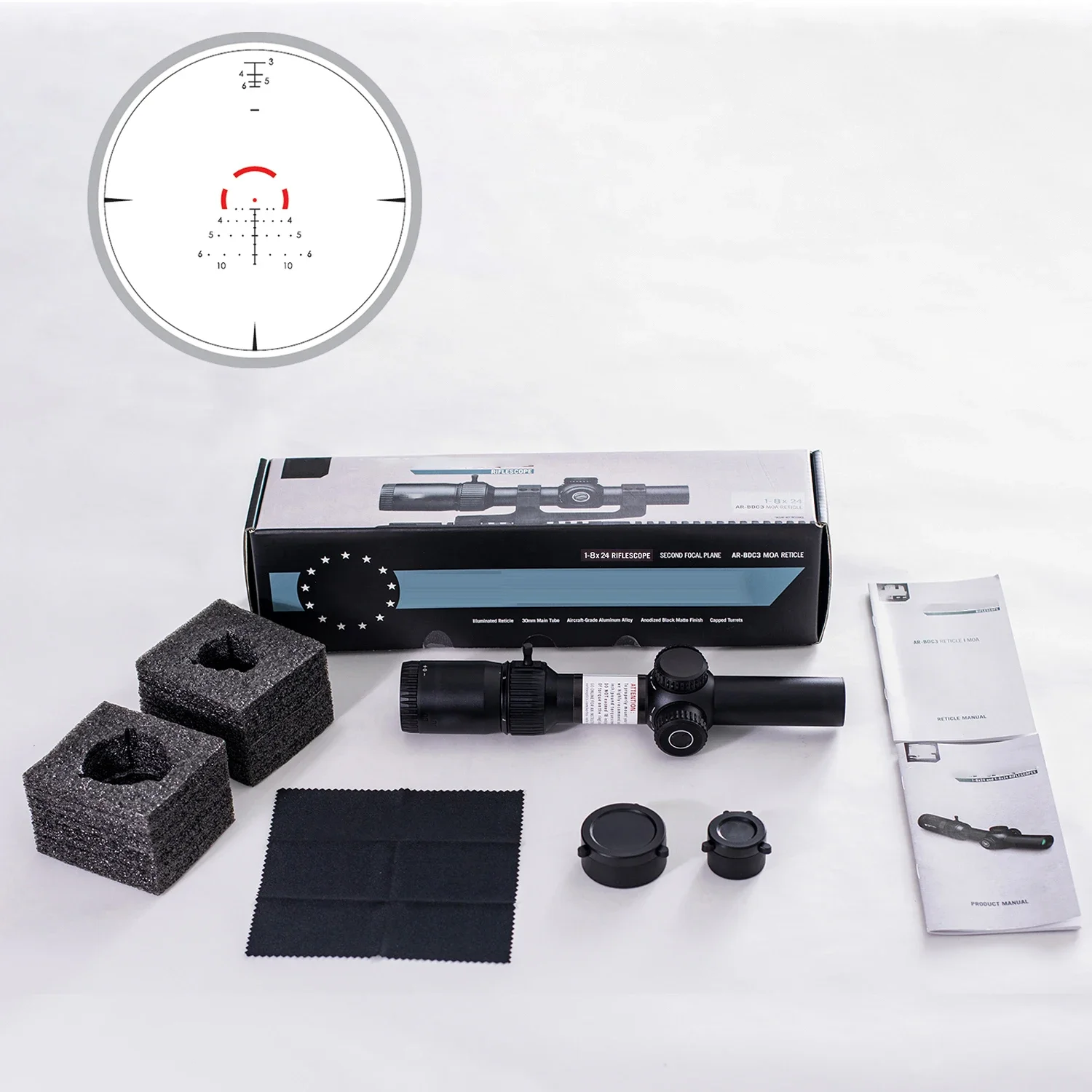 V*RT*X Optics St**ke E*gle 1-8X24 SFP Riflescope AR-BDC3 Reticle 30mm Tube Shockproof Resistant Precision Shooting Sight Lunetas 
V*RT*X Optics St**ke E*gle 1-8X24 SFP Riflescope AR-BDC3 Reticle 30mm Tube Shockproof Resistant Precision Shooting Sight Lunetas