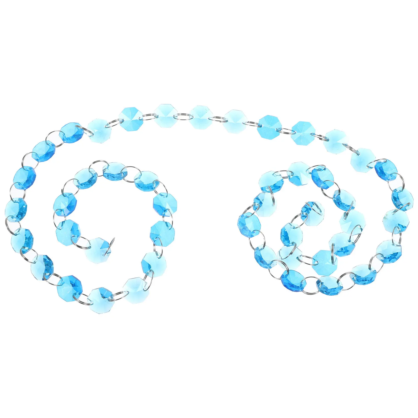 Octagon Beads Chain Glass Beads Strand Decoration Hanging Door Curtain Living Room Porch Garland Chandelier Bead String Ornament
Octagon Beads Chain Glass Beads Strand Decoration Hanging Door Curtain Living Room Porch Garland Chandelier Bead String Ornament