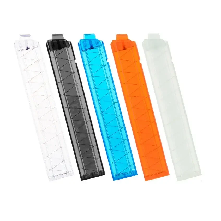 Прозрачный оранжевый универсальный зажим для перезарядки 6/12/18 патронов для журнальных дартс, мягкая пуля, игрушечный пистолет, аксессуары
Прозрачный оранжевый универсальный зажим для перезарядки 6/12/18 патронов для журнальных дартс, мягкая пуля, игрушечный пистолет, аксессуары