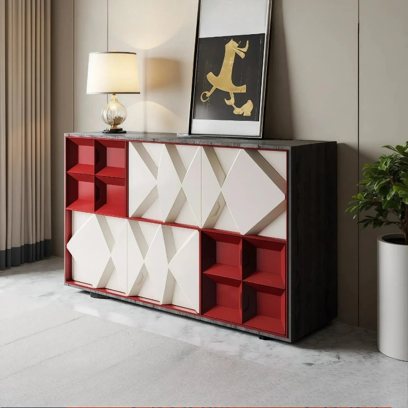 Italian light luxury paint dining side cabinet modern storage locker entry foyer wall decorative cabinet solid wood porch
Italian light luxury paint dining side cabinet modern storage locker entry foyer wall decorative cabinet solid wood porch