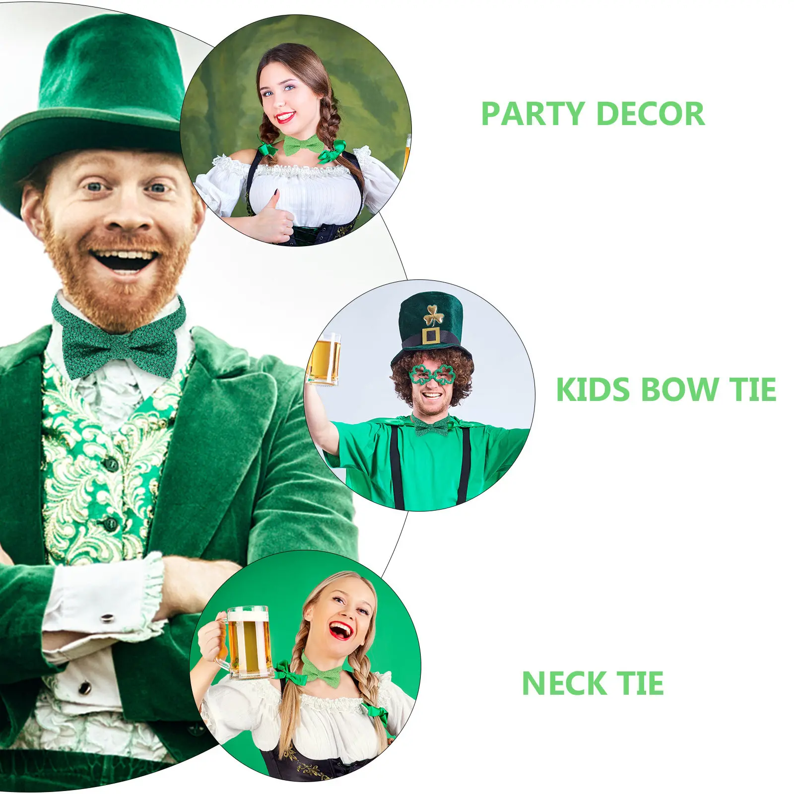 2 шт. Детские галстуки-бабочки для Дня Святого Патрика, украшение для вечеринки, премиум-материал, комфортные, приятные для кожи, легко надевать и снимать, удобно хранить
2 шт. Детские галстуки-бабочки для Дня Святого Патрика, украшение для вечеринки, премиум-материал, комфортные, приятные для кожи, легко надевать и снимать, удобно хранить