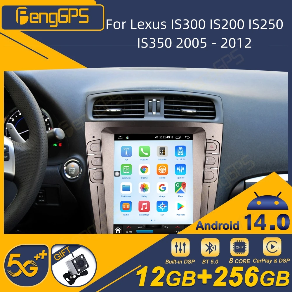Для Lexus IS300 IS200 IS250 IS350 2005-2012 интеллектуальная система мультимедийный плеер беспроводной Carplay авторадио стерео GPS Navi
Для Lexus IS300 IS200 IS250 IS350 2005-2012 интеллектуальная система мультимедийный плеер беспроводной Carplay авторадио стерео GPS Navi