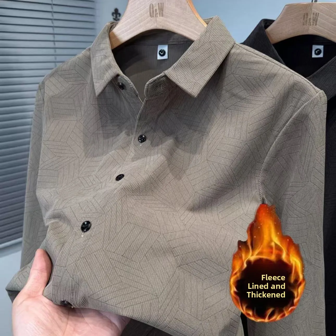 Thiened Corduroy Long Sve irt для мужчин, повседневная верхняя одежда с принтом, осень-зима, новинка, теплая полиэфирная ткань, застежка на пуговицы
Thiened Corduroy Long Sve irt для мужчин, повседневная верхняя одежда с принтом, осень-зима, новинка, теплая полиэфирная ткань, застежка на пуговицы