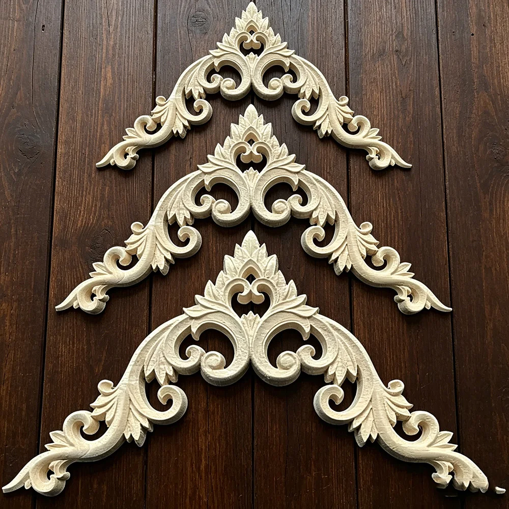 4PCS 10-20cm Decorative Wood Appliques Carving Frame Furniture Cabinet Door Home Decor Wooden Figurine Flower Pattern Carve
4PCS 10-20cm Decorative Wood Appliques Carving Frame Furniture Cabinet Door Home Decor Wooden Figurine Flower Pattern Carve
