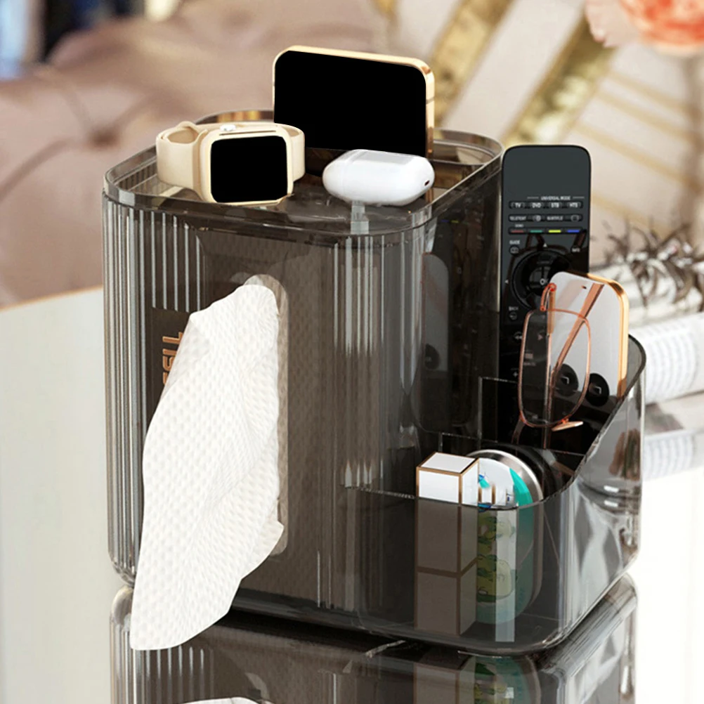 Tissue Box Transparent Elegant Multifunctional Storage Organizer for Home Office Desktop Living Room Bathroom Napkin Holder
Tissue Box Transparent Elegant Multifunctional Storage Organizer for Home Office Desktop Living Room Bathroom Napkin Holder