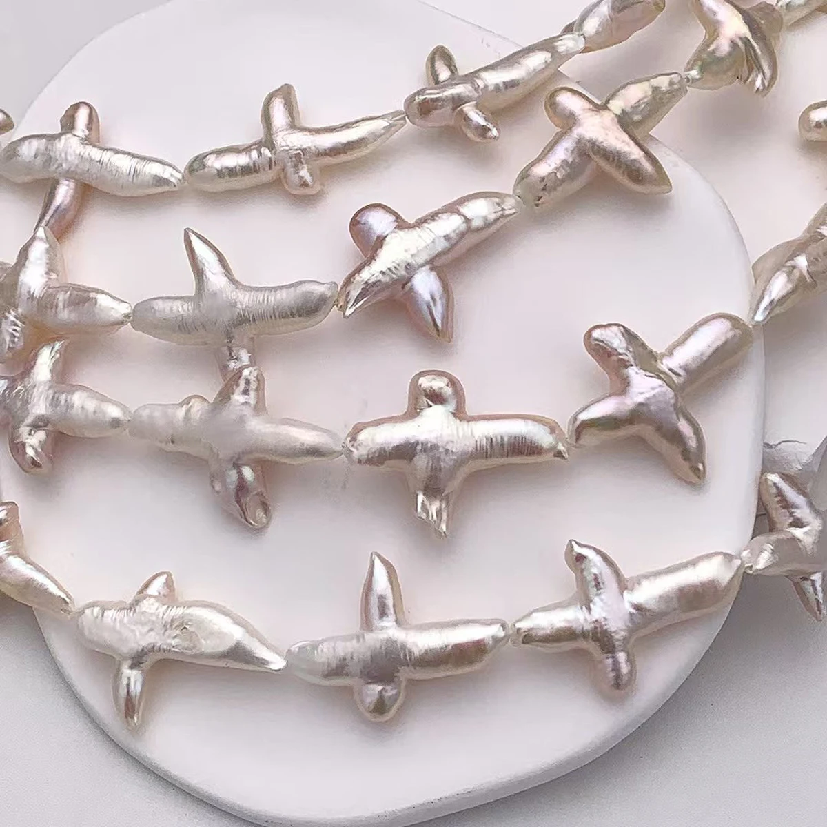 22-27x28-35mm Baroque Natural Freshwater Pearl White Cross Strand Bead Jewelry Make DIY Necklace Bracelet Earrings Accessories
22-27x28-35mm Baroque Natural Freshwater Pearl White Cross Strand Bead Jewelry Make DIY Necklace Bracelet Earrings Accessories