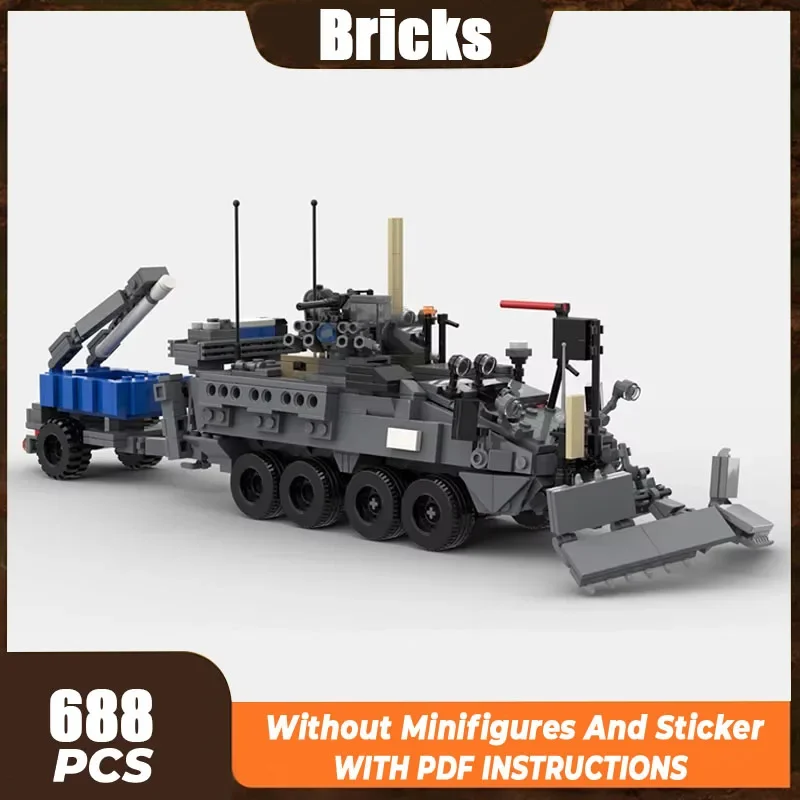 Moc Building Bricks US Army Support Vehicle Model M1257A1 Engineering Car Technology Blocks Gift Christmas Toy DIY Sets Assembly
Moc Building Bricks US Army Support Vehicle Model M1257A1 Engineering Car Technology Blocks Gift Christmas Toy DIY Sets Assembly