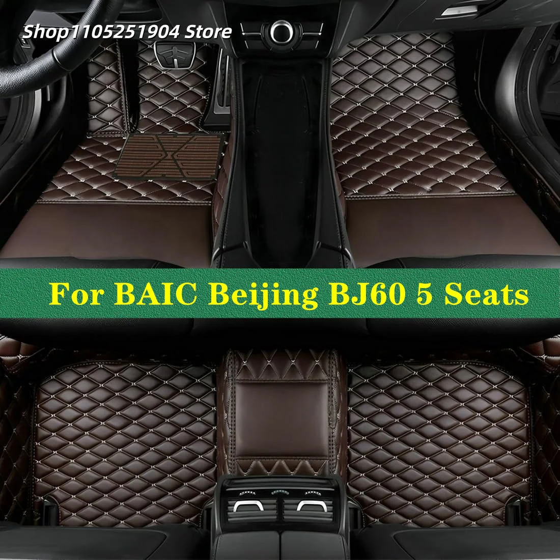 Custom Auto Carpets Car Floor Mats For BAIC Beijing BJ60 5 Seats 2022 2023 2024 2025 2026 2027 Car Mat Interior Accessories
Custom Auto Carpets Car Floor Mats For BAIC Beijing BJ60 5 Seats 2022 2023 2024 2025 2026 2027 Car Mat Interior Accessories