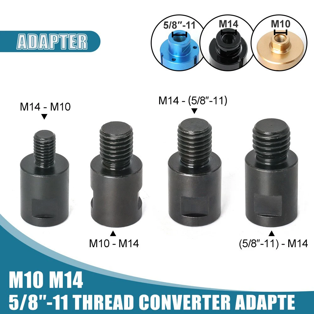 M14 Adapter Angle Grinder M10 M14 5/8-11'' Thread Converter Adapter Arbor Connector Polishing For Diamond Core Bit Hole Saw
M14 Adapter Angle Grinder M10 M14 5/8-11'' Thread Converter Adapter Arbor Connector Polishing For Diamond Core Bit Hole Saw