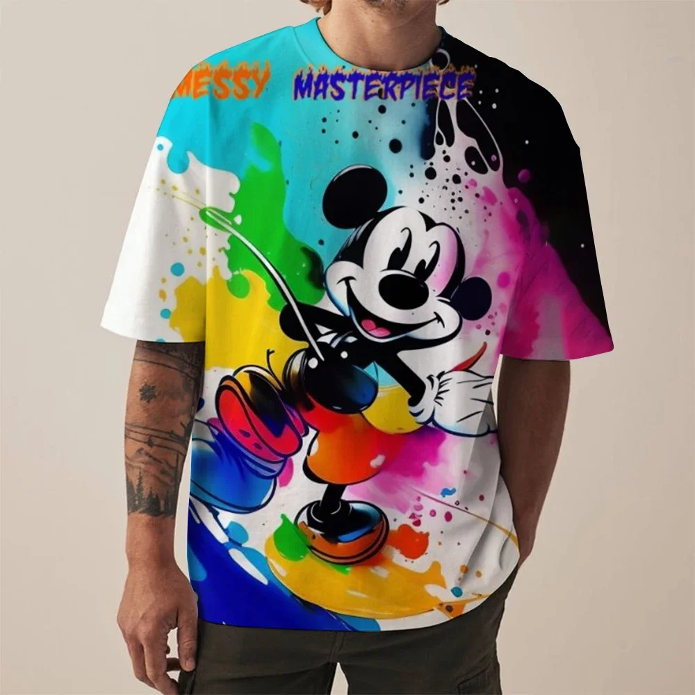 Disney Mickey Mouse print T-shirt Men's and Women's Fashion T-shirt Summer Casual Short-sleeved Abstract Shirt Boys Top
Disney Mickey Mouse print T-shirt Men's and Women's Fashion T-shirt Summer Casual Short-sleeved Abstract Shirt Boys Top
