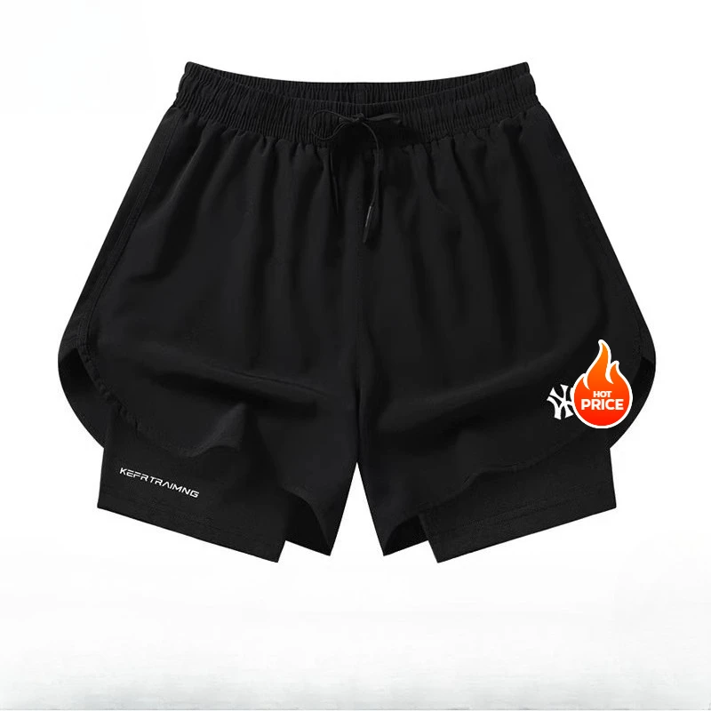 Quick-drying NY American Fake Two-piece Sports Shorts Summer Ice Silk Running Training Fitness Basketball Three-point Pants
Quick-drying NY American Fake Two-piece Sports Shorts Summer Ice Silk Running Training Fitness Basketball Three-point Pants
