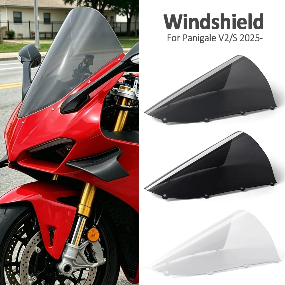 For Ducati Panigale V2 V2S 2025 2026 Sport Windshield Spoiler Front WindScreen Visor Height Wind Deflector Double Bubble Screen
For Ducati Panigale V2 V2S 2025 2026 Sport Windshield Spoiler Front WindScreen Visor Height Wind Deflector Double Bubble Screen