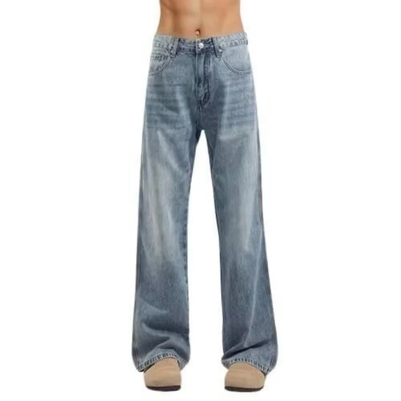 Retro Jeans Trendy Men's Loose High Street American Pants Straight Trendy Trousers Casual New Breathable Wear-resistant Jeans
Retro Jeans Trendy Men's Loose High Street American Pants Straight Trendy Trousers Casual New Breathable Wear-resistant Jeans