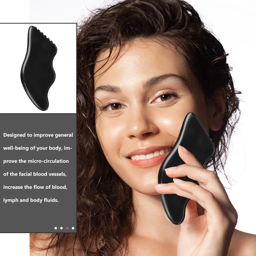 Массажер для лица и тела из черного бианского камня для скрапинга, снятия стресса и домашнего ухода за кожей
Массажер для лица и тела из черного бианского камня для скрапинга, снятия стресса и домашнего ухода за кожей