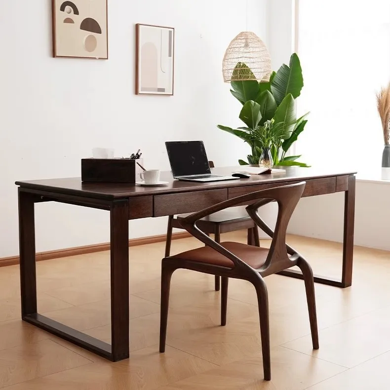 North American black walnut all solid wood desk household bedroom computer table cherry wood multi-functional storage
North American black walnut all solid wood desk household bedroom computer table cherry wood multi-functional storage