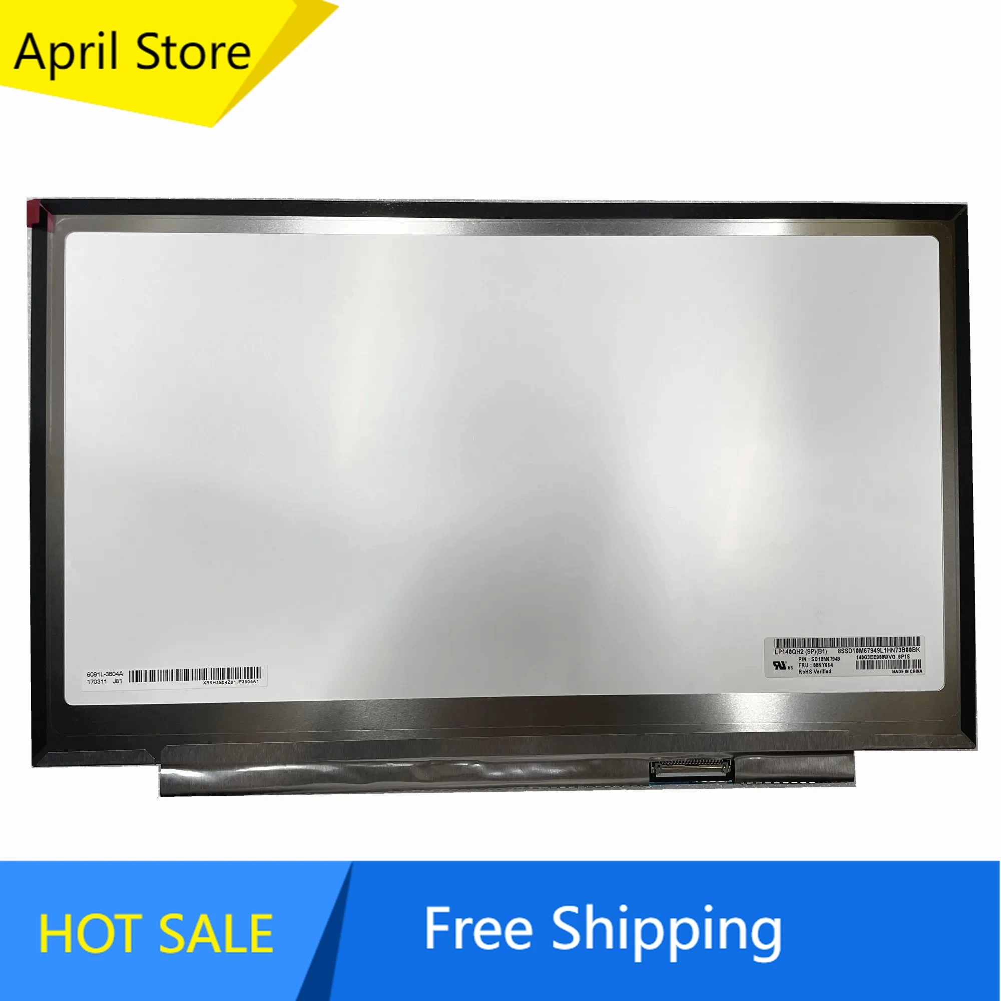 LP140QH2-SPB1 14.0'' IPS Laptop LCD Screen 2560*1440 EDP 40 Pins Fru: 00NY664
LP140QH2-SPB1 14.0'' IPS Laptop LCD Screen 2560*1440 EDP 40 Pins Fru: 00NY664