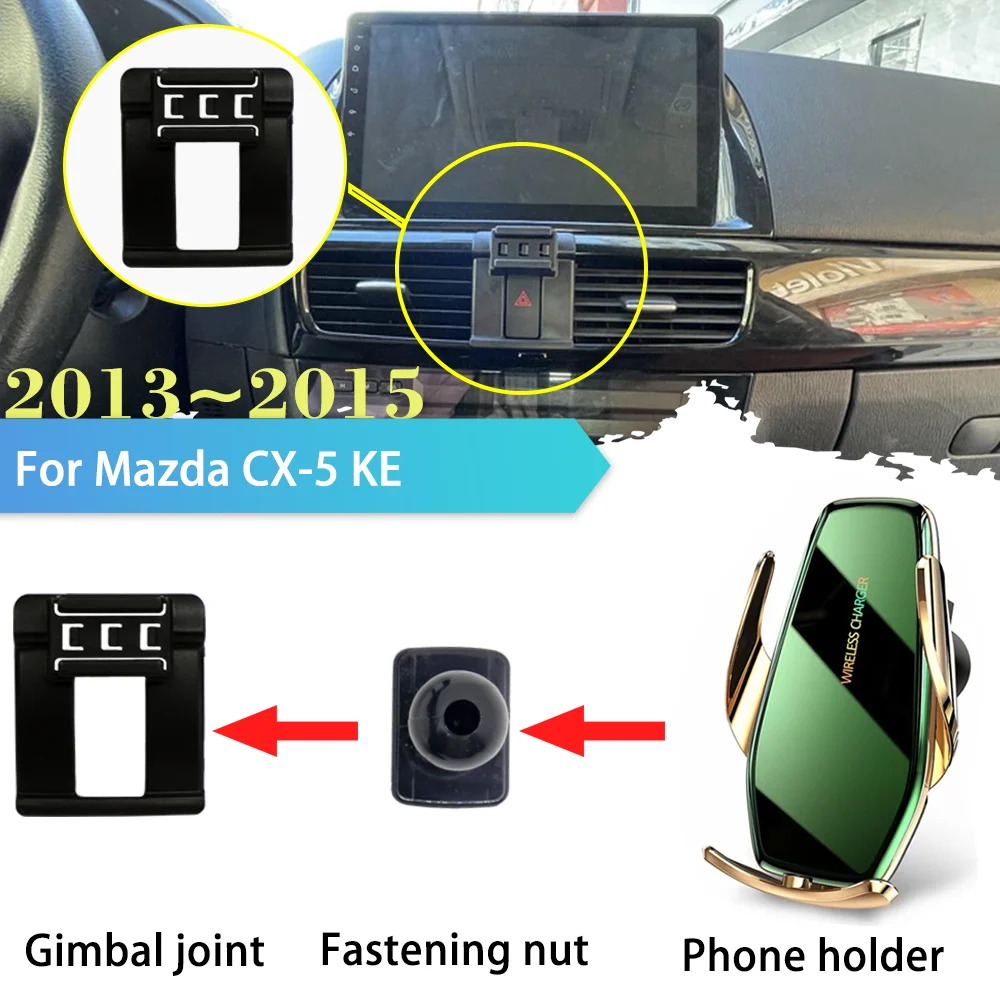 30W Car Mobile Phone Holder for Mazda CX5 CX-5 KE 2013~2015 2014 GPS Clip Support Wireless Charging Sticker Accessories Samsung
30W Car Mobile Phone Holder for Mazda CX5 CX-5 KE 2013~2015 2014 GPS Clip Support Wireless Charging Sticker Accessories Samsung