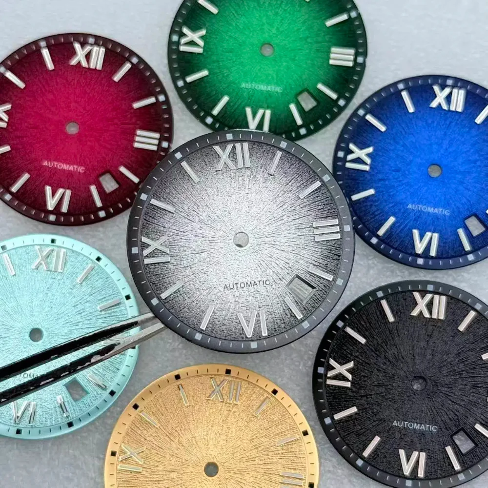 For NH35 31.8mm Watch Dial Roman Markers for NH35 Automatic Movement Case Mod Parts Accessories No Logo
For NH35 31.8mm Watch Dial Roman Markers for NH35 Automatic Movement Case Mod Parts Accessories No Logo