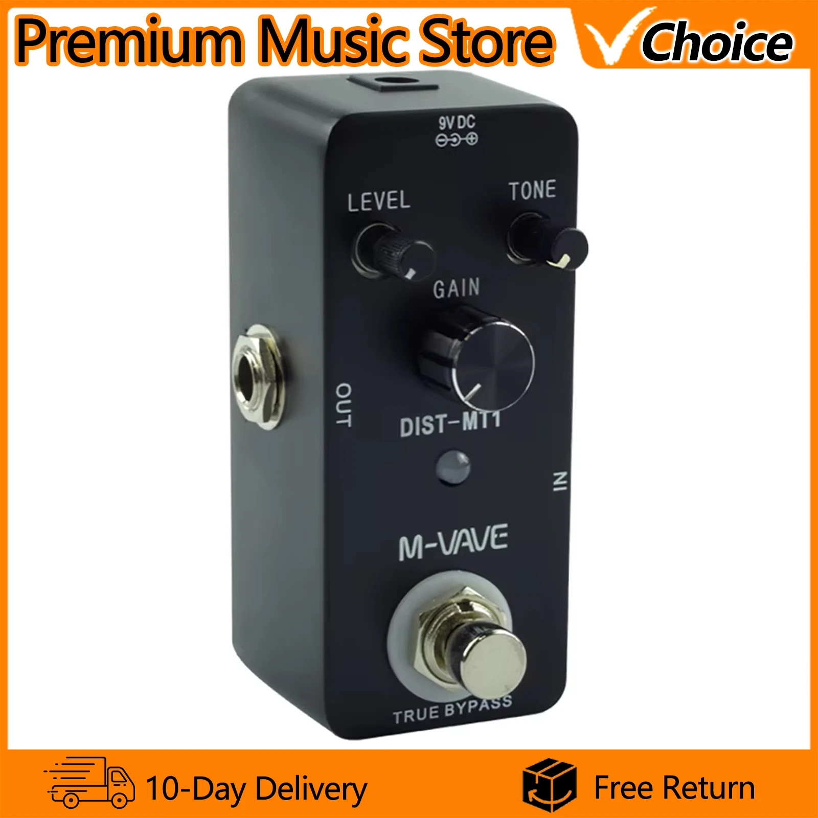 M-VAVE Electric Guitar Effect Pedal Distortion-Mt1 Pedal Distortion Effect True Bypass Metal Shell Guitar Accessories
M-VAVE Electric Guitar Effect Pedal Distortion-Mt1 Pedal Distortion Effect True Bypass Metal Shell Guitar Accessories