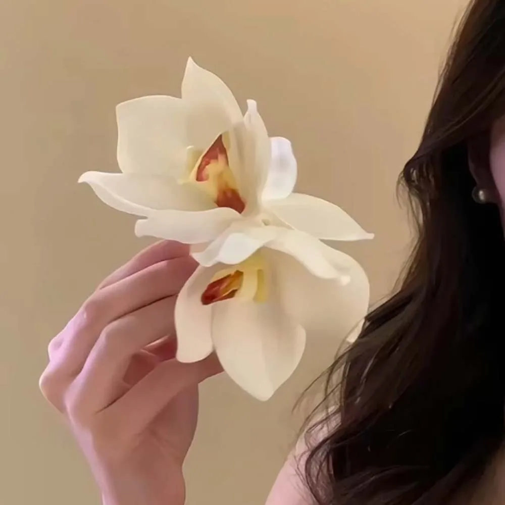Party Elegant Magnolia Shark Clip Sweet Waterproof Yulan Flower Hair Claw Acrylic Fabric Women Hair Accessories Travel
Party Elegant Magnolia Shark Clip Sweet Waterproof Yulan Flower Hair Claw Acrylic Fabric Women Hair Accessories Travel