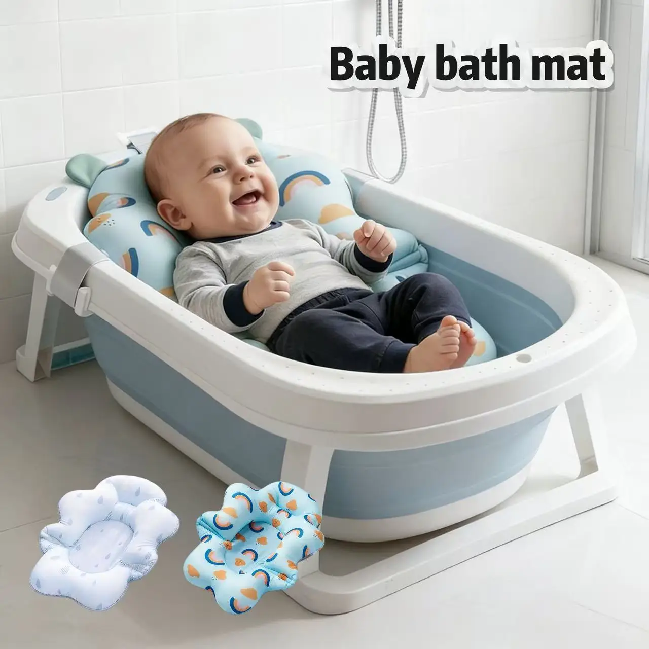 1 Piece, Children's Bath Float Cushion, Adjustable Buckle, Three-Point Support Headrest, Soft and Breathable Polyester Material, Frees up Parents' Hands, Can Be Used at Home or Outside
1 Piece, Children's Bath Float Cushion, Adjustable Buckle, Three-Point Support Headrest, Soft and Breathable Polyester Material, Frees up Parents' Hands, Can Be Used at Home or Outside
