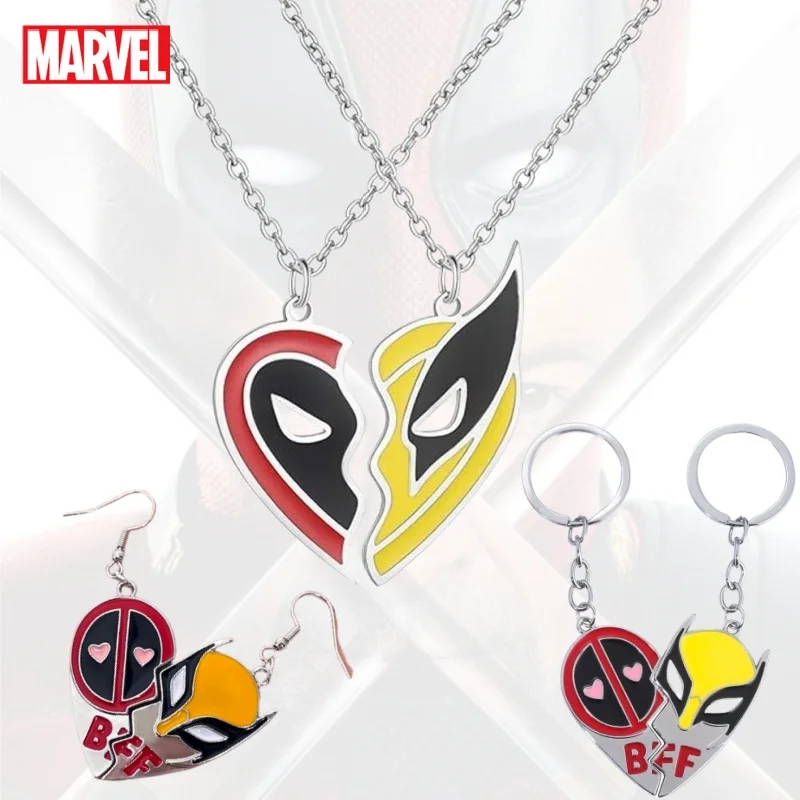 2024 Best Friend Deadpool Superhero Cosplay Couple Necklace Unisex Chain Heart Pendant Jewelry Classics Accessory Props Gift
2024 Best Friend Deadpool Superhero Cosplay Couple Necklace Unisex Chain Heart Pendant Jewelry Classics Accessory Props Gift