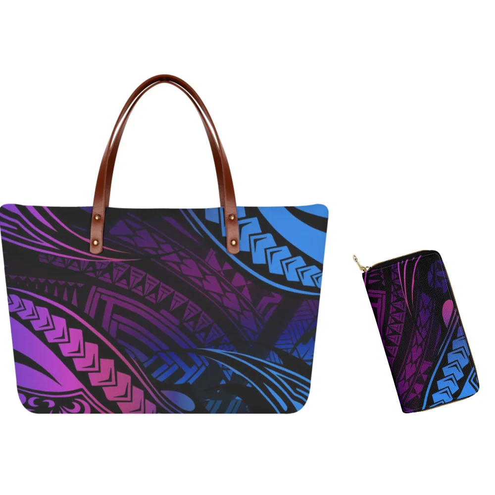 Custom Hd Patterned Text Women'S Tote Large Capacity Leather Shoulder Bag And Purse Card Bag Set In Polynesian Art Print
Custom Hd Patterned Text Women'S Tote Large Capacity Leather Shoulder Bag And Purse Card Bag Set In Polynesian Art Print