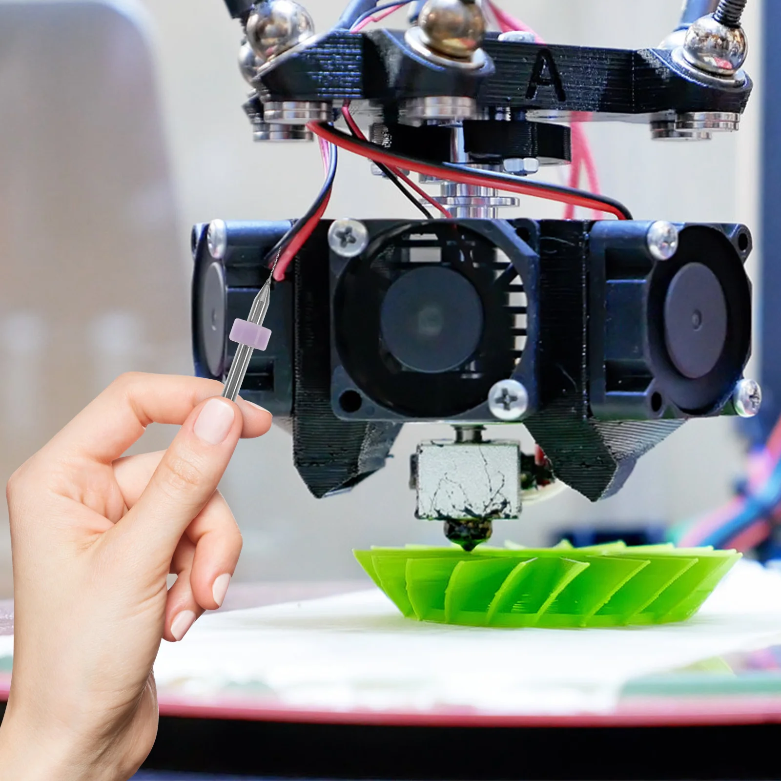 Набор из 5 сверл для очистки сопел экструдера, из вольфрамовой стали, для 3D-принтеров, с тонким наконечником, быстрая очистка, меньше стружки, подходит для металлических форм
Набор из 5 сверл для очистки сопел экструдера, из вольфрамовой стали, для 3D-принтеров, с тонким наконечником, быстрая очистка, меньше стружки, подходит для металлических форм