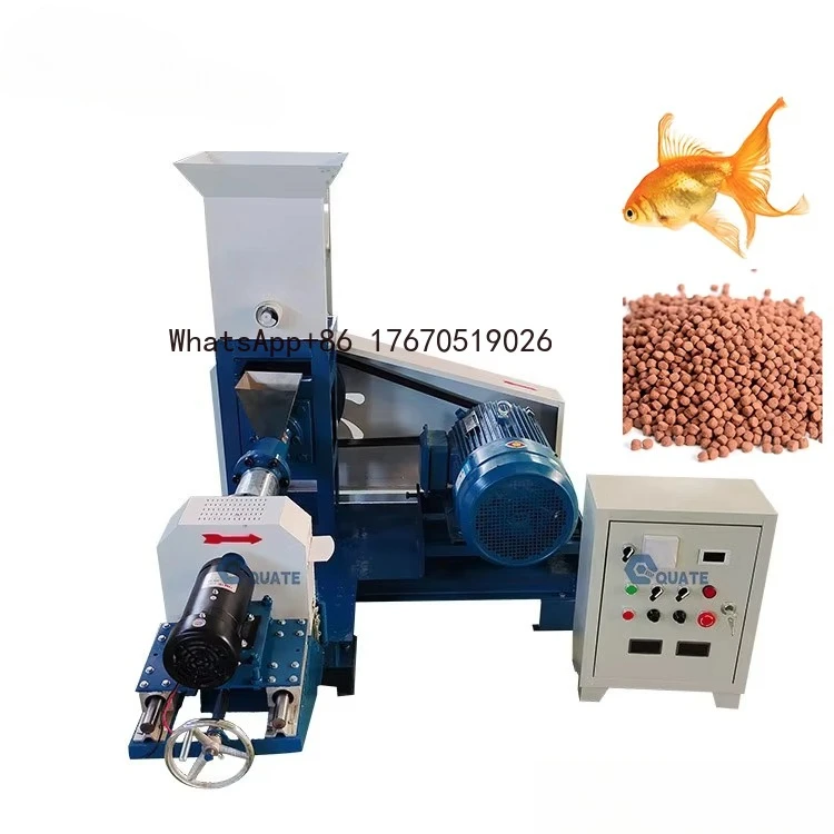 2026-High Capacity Dry Pet Food Pallet Making Machine Easy to Operation Fish Food Making Machine