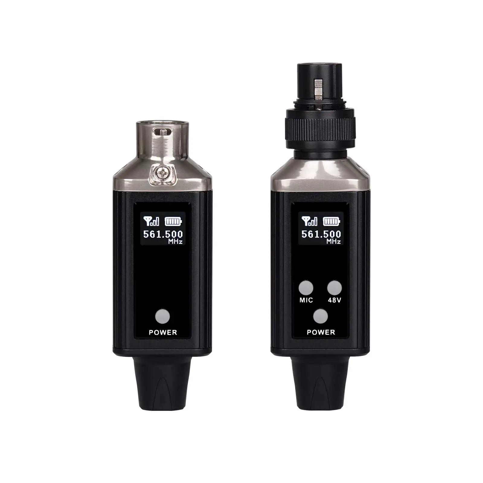 EIF Professional UHF Wireless Mics System Transmitter and Receiver Wired to Wireless Microphone XLR Transmitter Adapter
EIF Professional UHF Wireless Mics System Transmitter and Receiver Wired to Wireless Microphone XLR Transmitter Adapter