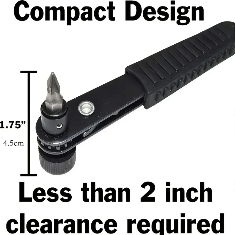 Front and Rear Dual-use Screwdriver Set, Right Angle Multifunctional Right Angle Short Distance Small Ratchet Wrench
Front and Rear Dual-use Screwdriver Set, Right Angle Multifunctional Right Angle Short Distance Small Ratchet Wrench