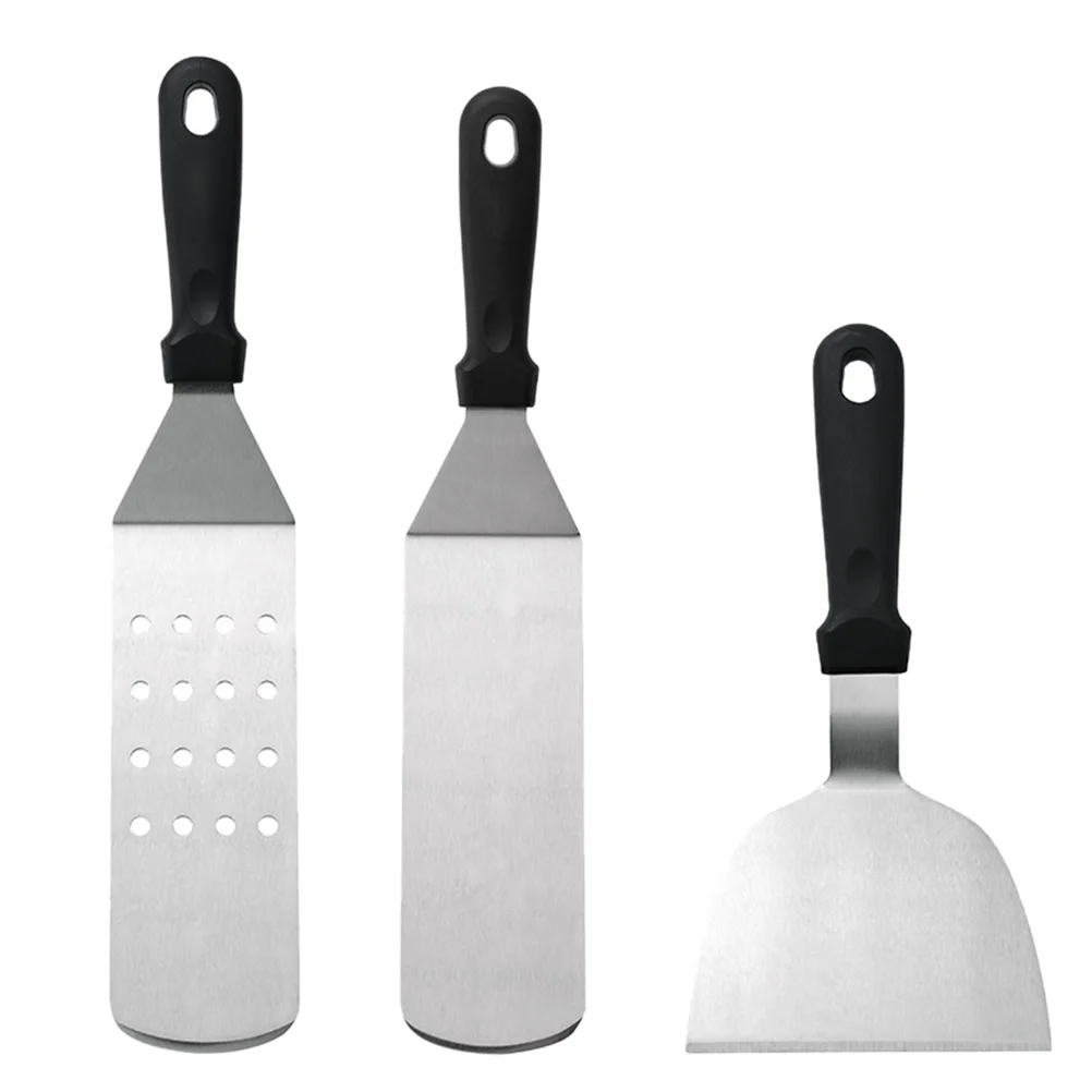 3 Pcs Stainless Steel Cooking Spatulas Frying Multi functional Kitchen Utensils BBQ Tools Steak Pizza Fish Baking Pastry
3 Pcs Stainless Steel Cooking Spatulas Frying Multi functional Kitchen Utensils BBQ Tools Steak Pizza Fish Baking Pastry