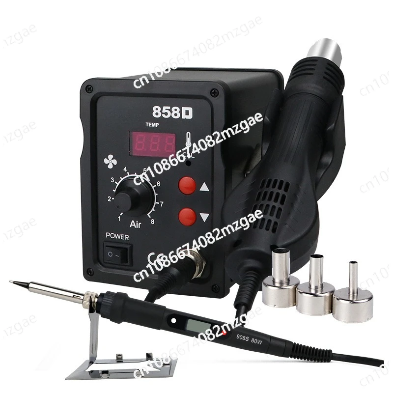 858D Industrial Grade Digital Display Hot Air Tool Welding Table Electric Soldering Iron Soldering Tool
858D Industrial Grade Digital Display Hot Air Tool Welding Table Electric Soldering Iron Soldering Tool