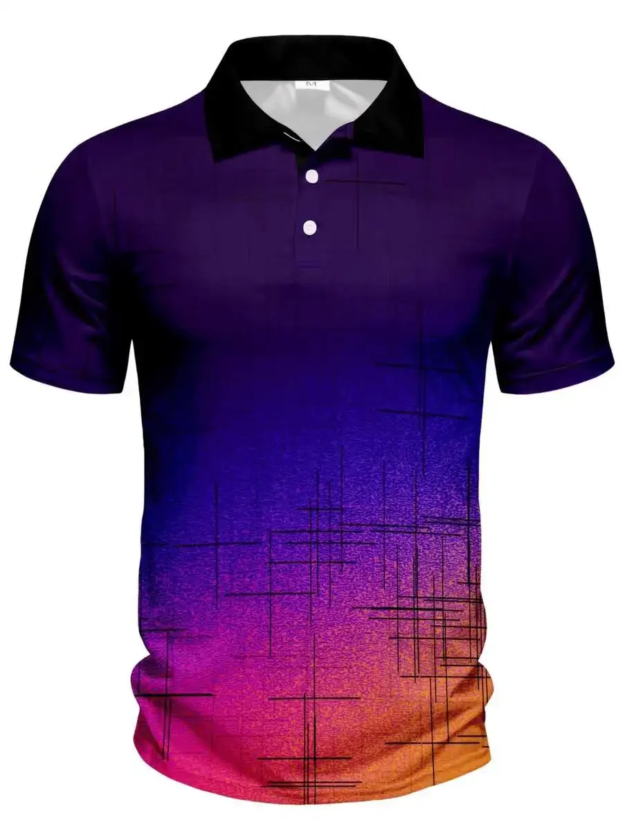 Mens Abstract Gradient 3D Printed Shirt Casual Summer Short Sleeve
Mens Abstract Gradient 3D Printed Shirt Casual Summer Short Sleeve