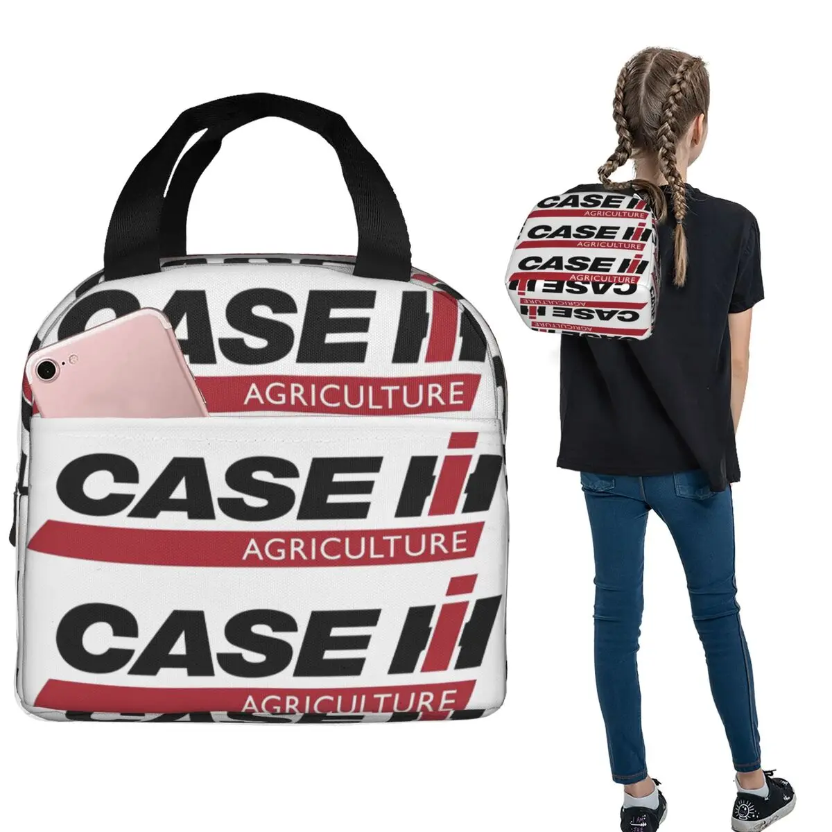 Изолированная сумка для обеда с логотипом Tractor Case для женщин и детей, портативные контейнеры для еды, термосумка для обеда
Изолированная сумка для обеда с логотипом Tractor Case для женщин и детей, портативные контейнеры для еды, термосумка для обеда
