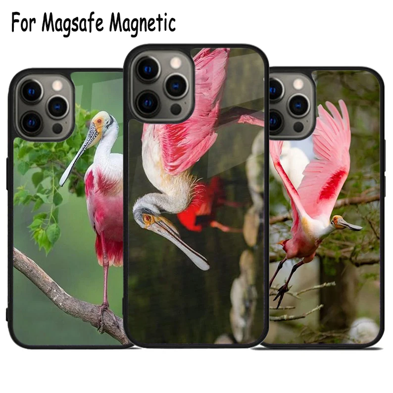 Розовый чехол для телефона Spoolbill Bird Magsafe с беспроводной зарядкой для iPhone 15 16 14 13 11 12 Pro Max Plus, магнитный чехол-бампер
Розовый чехол для телефона Spoolbill Bird Magsafe с беспроводной зарядкой для iPhone 15 16 14 13 11 12 Pro Max Plus, магнитный чехол-бампер