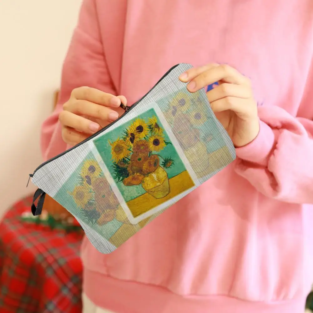 Makeup Bag Artistic Sunflower Print Exquisite Individual Large Capacity Wear-resistant Cosmetic Bags for Daily Use
Makeup Bag Artistic Sunflower Print Exquisite Individual Large Capacity Wear-resistant Cosmetic Bags for Daily Use