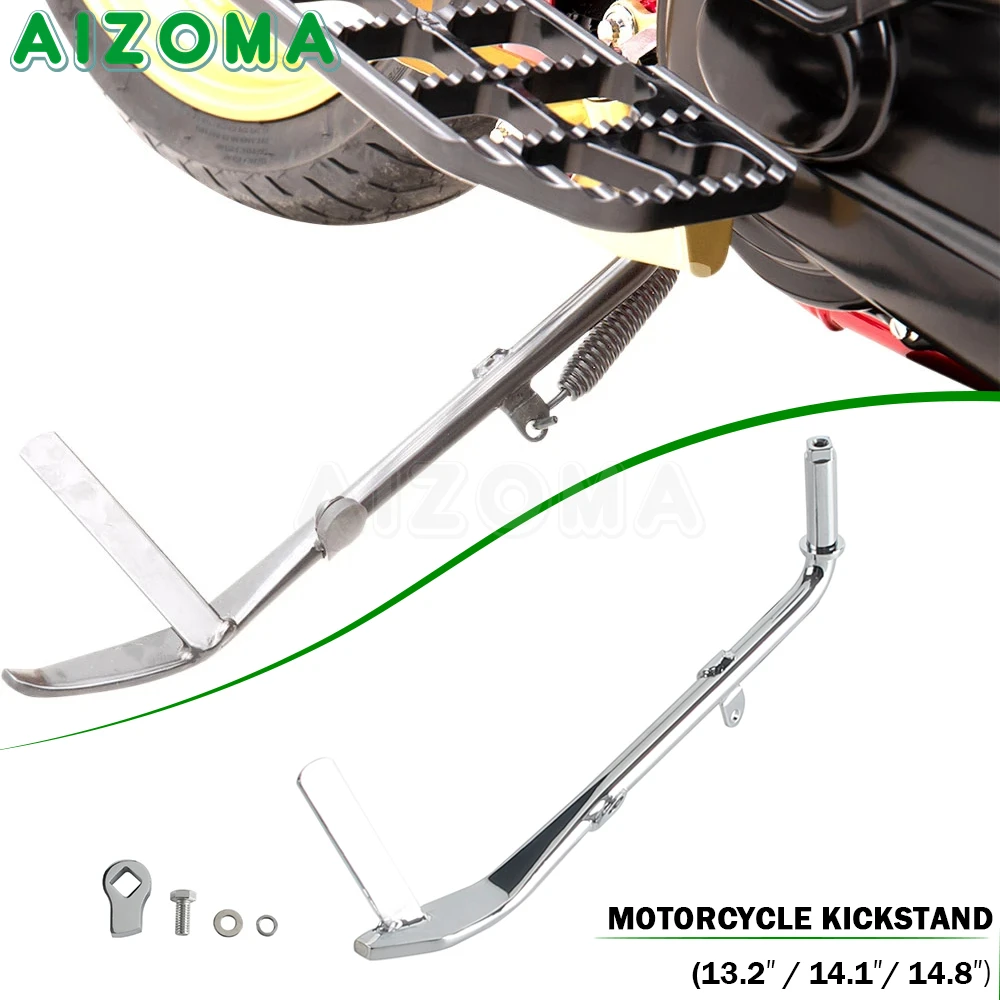 Motorcycle Extended Anti Tip Kickstand Side Stand 13.2" 14.1"14.8" For 2007-2024 Harley Touring Street Glide FLHX Road King FLHR
Motorcycle Extended Anti Tip Kickstand Side Stand 13.2" 14.1"14.8" For 2007-2024 Harley Touring Street Glide FLHX Road King FLHR