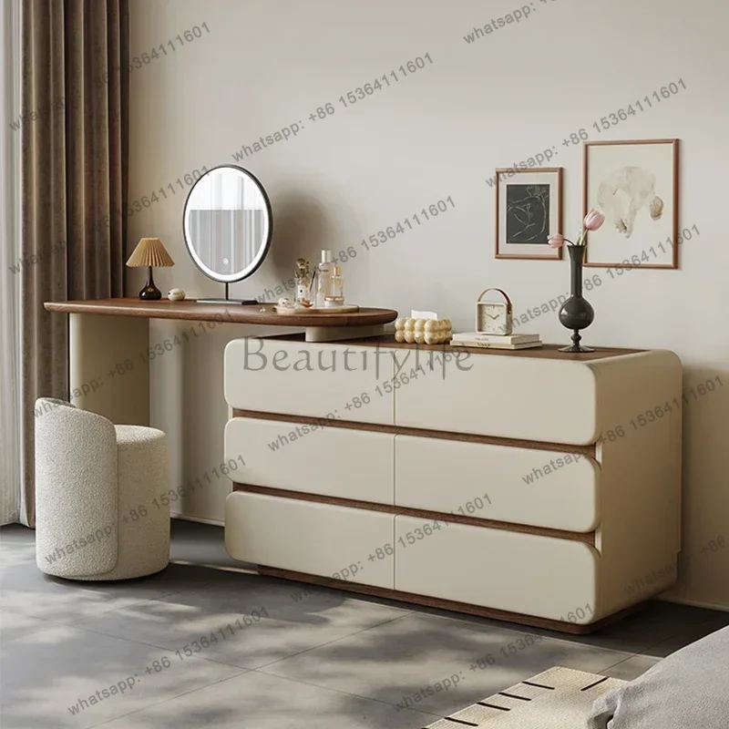 Nordic Style Solid Wood Corner Retractable Dresser Chest Dressing Table Makeup Vanity Desk Home Bedroom Furniture
Nordic Style Solid Wood Corner Retractable Dresser Chest Dressing Table Makeup Vanity Desk Home Bedroom Furniture