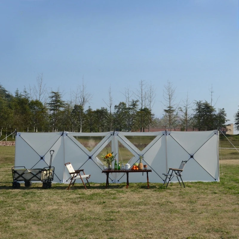 Outdoor Camping Shelter Wind Break Wall for Picnic BBQ Assembly Free Folding Windscreen Windproof Shield Fabric Shelter New
Outdoor Camping Shelter Wind Break Wall for Picnic BBQ Assembly Free Folding Windscreen Windproof Shield Fabric Shelter New