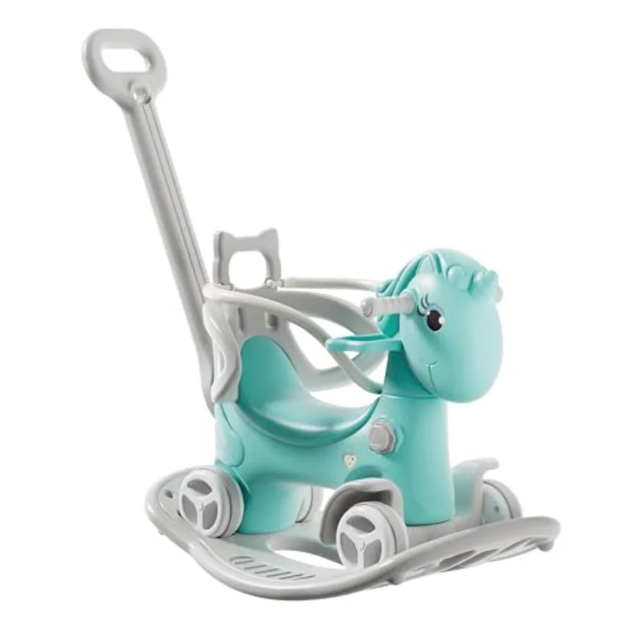 4 in 1 Rocking Horse for Toddlers 1.5-3 Years Old, Balance Bike Ride On Toys with Push Handle, Baby Rocking Toy Backrest and Ba
4 in 1 Rocking Horse for Toddlers 1.5-3 Years Old, Balance Bike Ride On Toys with Push Handle, Baby Rocking Toy Backrest and Ba