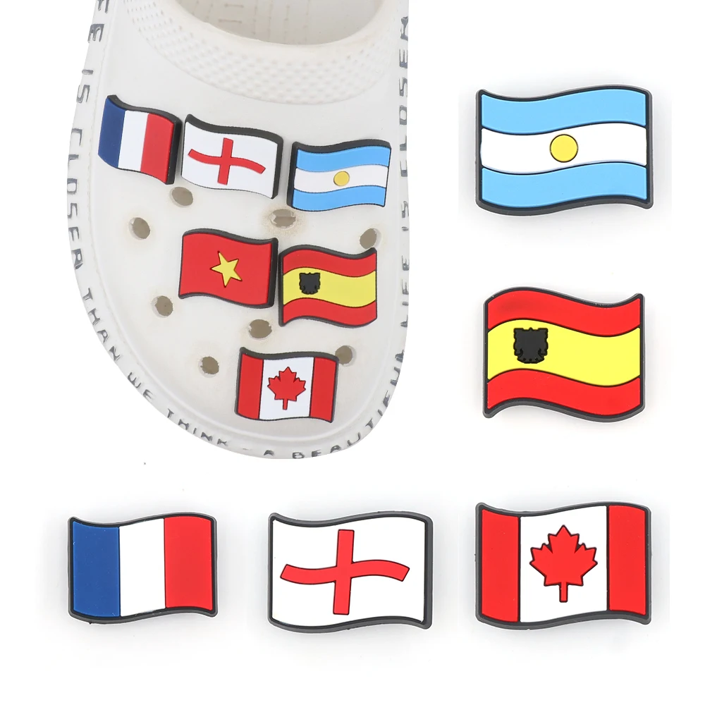 Shoe Крокросы Accessories Charm Colorful National Flag Sandals Pins Shoe Джиббитц Decorations Slipper Holiday Adult Kids Gift
Shoe Крокросы Accessories Charm Colorful National Flag Sandals Pins Shoe Джиббитц Decorations Slipper Holiday Adult Kids Gift