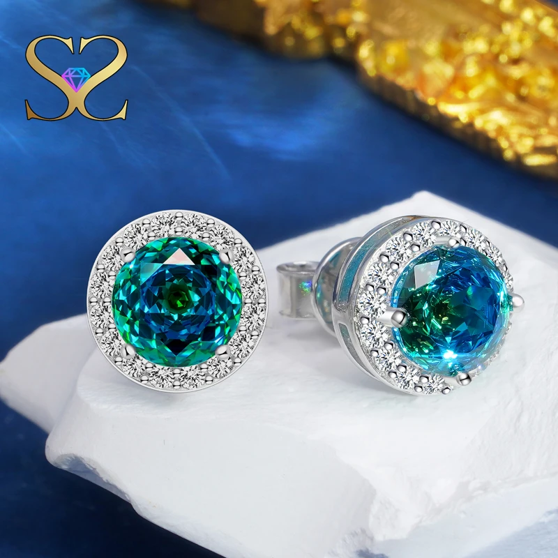 High-quality S925 Sterling Silver Sturd Earrings Double Color Eye Stone Fine Jewellry For Women Gift
High-quality S925 Sterling Silver Sturd Earrings Double Color Eye Stone Fine Jewellry For Women Gift