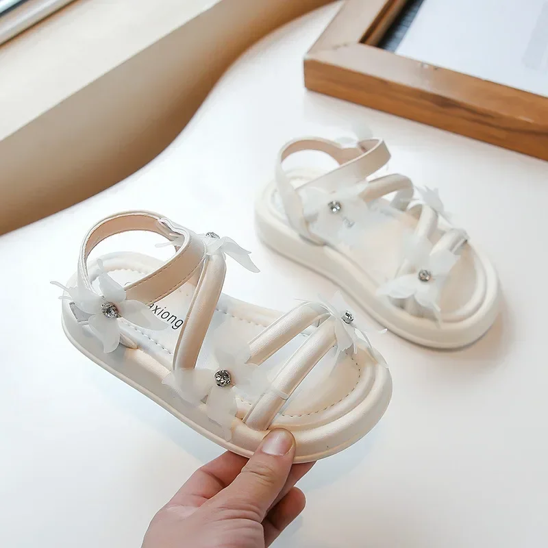 Girls Princess Shoes with Lace Butterfly Children Sandals Open Toes Soft Sole 2025 Summer New Kids Beach Shoes Non-slip Trendy
Girls Princess Shoes with Lace Butterfly Children Sandals Open Toes Soft Sole 2025 Summer New Kids Beach Shoes Non-slip Trendy